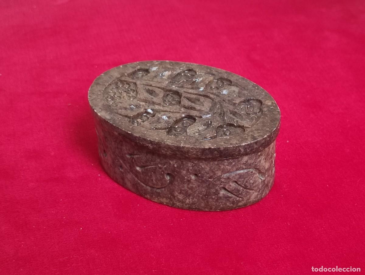 Cajas y cajitas met&aacute;licas: CAJITAS DE PIEDRA TALLADA - Foto 5
