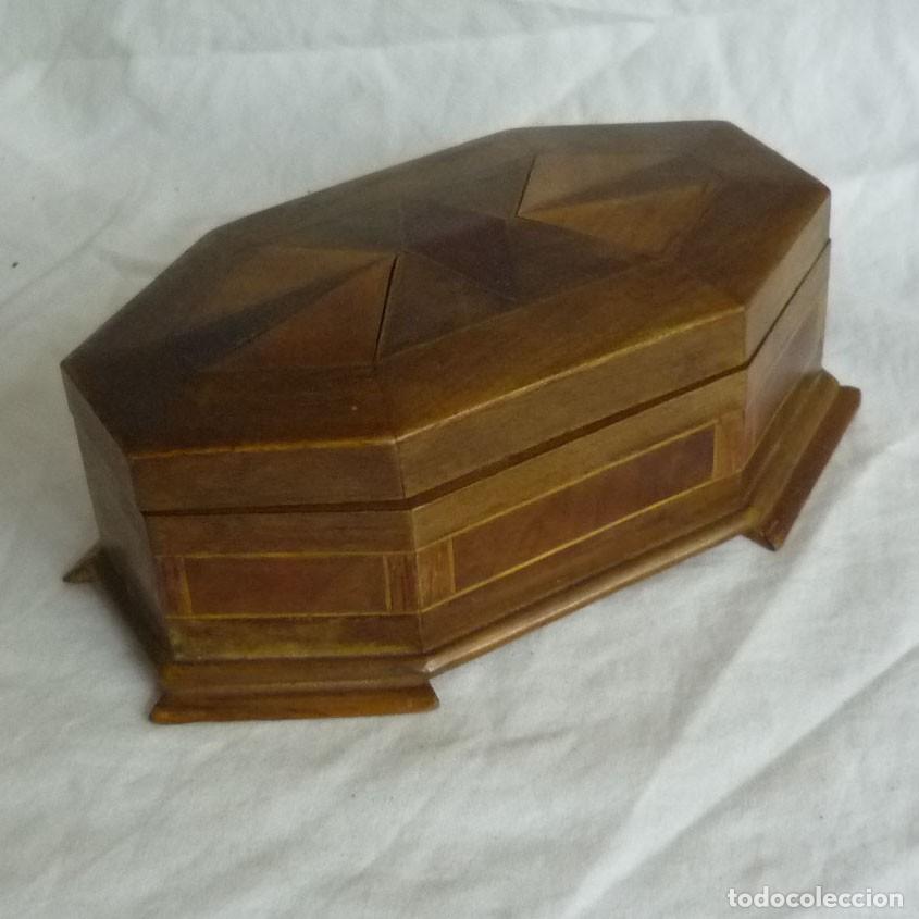 costurero madera antiguo - Compra venta en todocoleccion