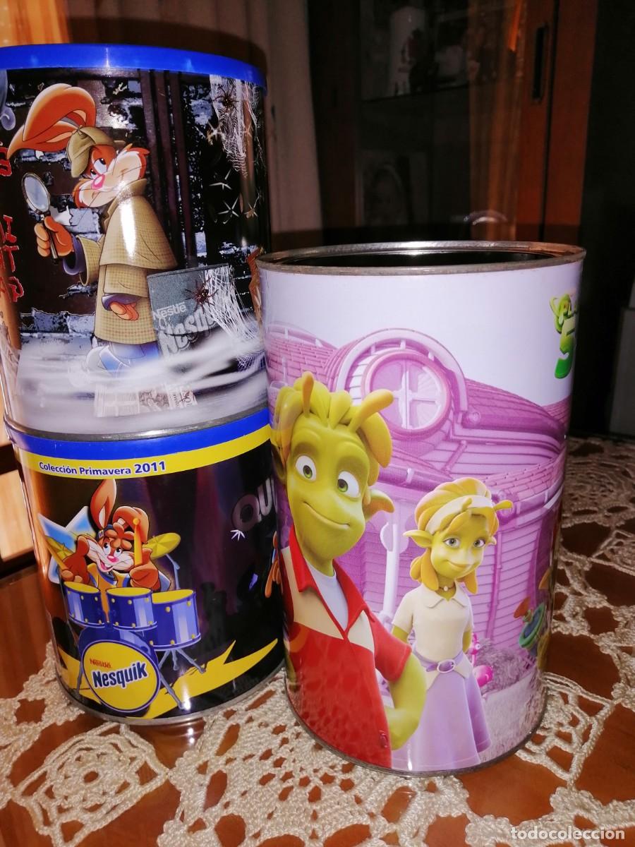 Cajas y cajitas met&aacute;licas: 3 LATAS LATA NESQUIK - Foto 6