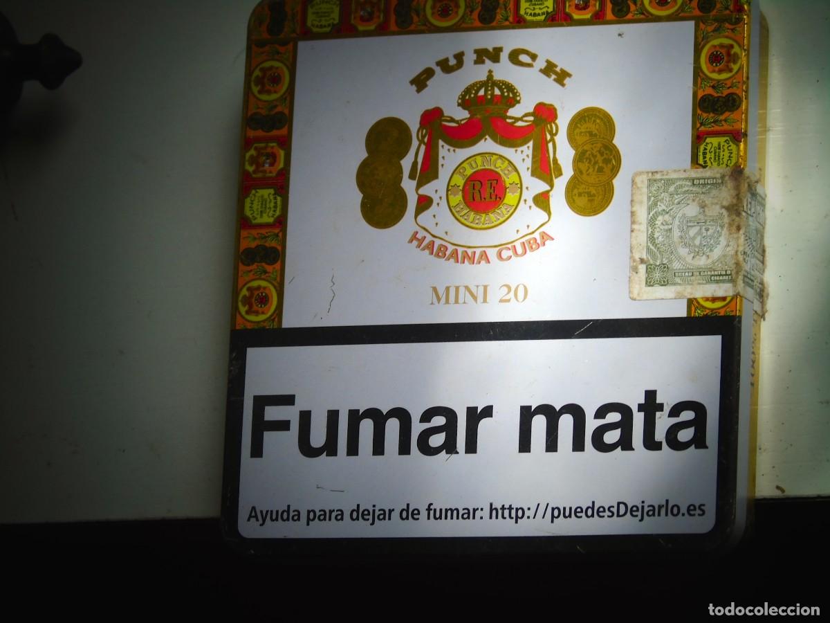 Boxes and metal boxes: CAJA METALICA CIGARROS PUNCH