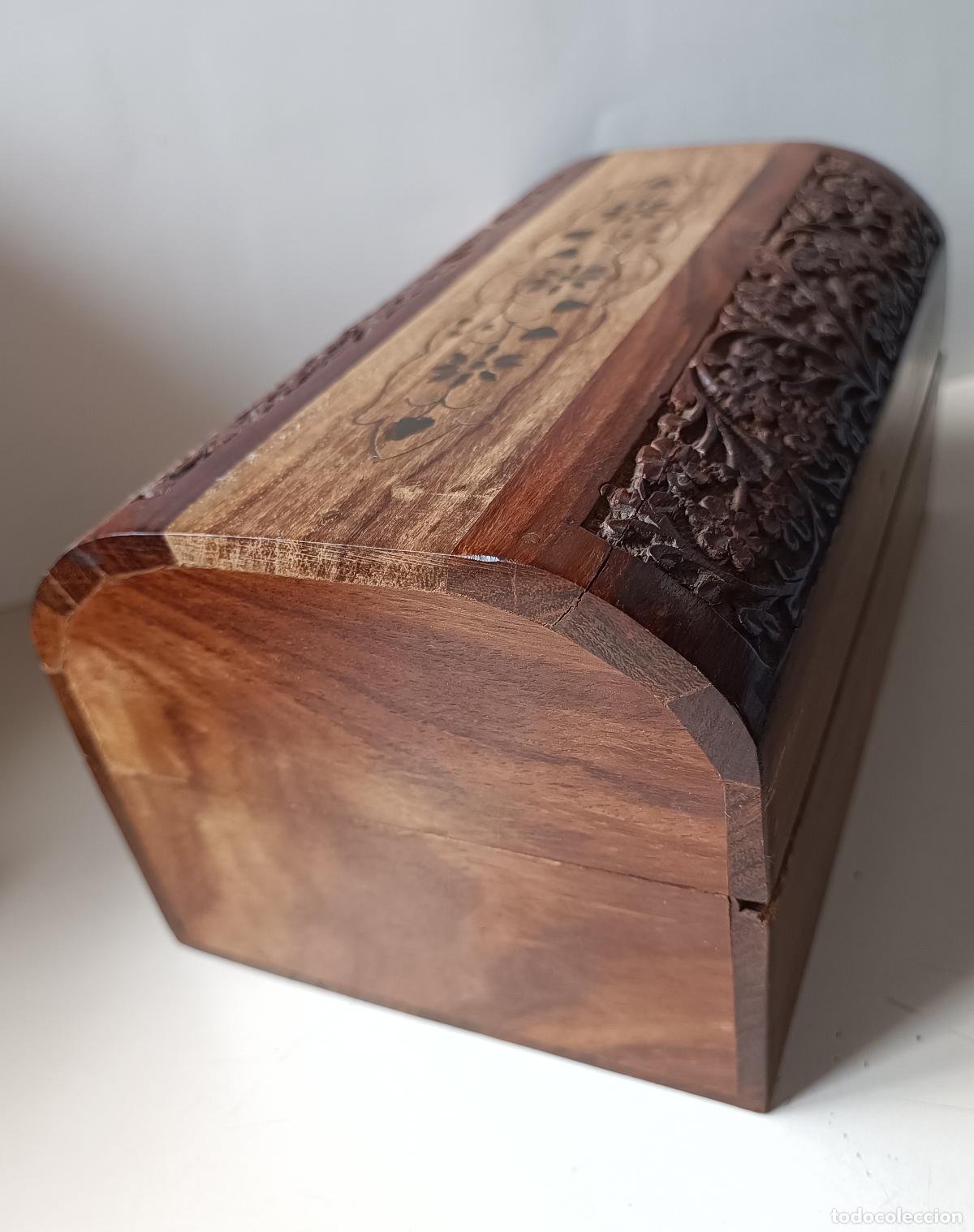 Cajas y cajitas met&aacute;licas: Cofre India Arts Madera Estilo Colonial - Foto 2