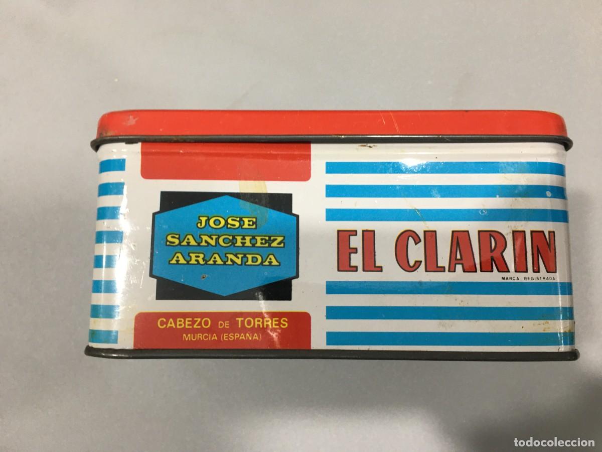 Cajas y cajitas met&aacute;licas: CAJA LATA DE PIMENTON EL CLARIN - Foto 3