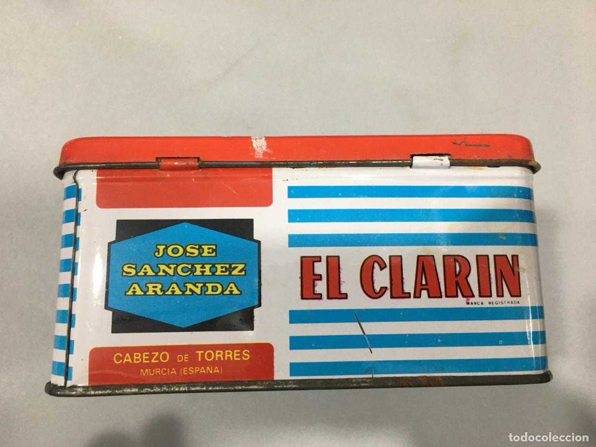 Cajas y cajitas met&aacute;licas: CAJA LATA DE PIMENTON EL CLARIN - Foto 5
