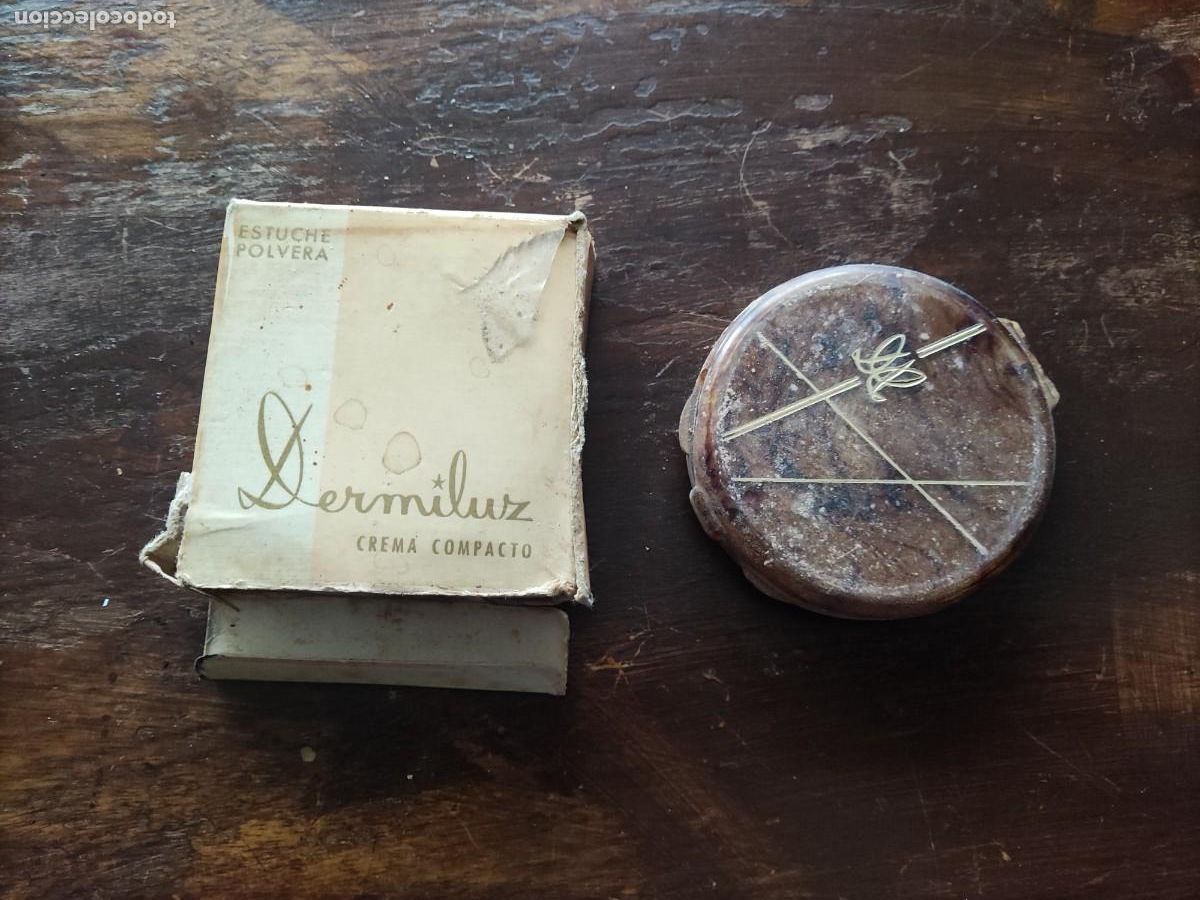 Cajas y cajitas met&aacute;licas: DERMILUZ. ESTUCHE POLVERA - Foto 2