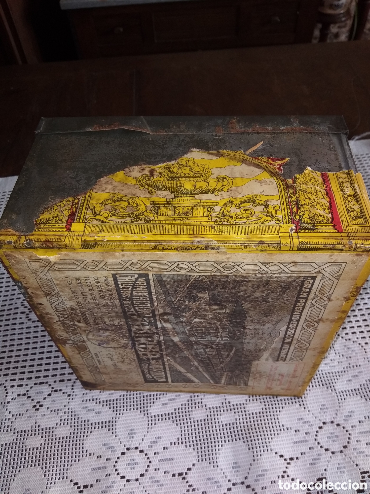 Cajas y cajitas met&aacute;licas: CAJA DE GALLETAS BIRBA . CAMPODRON - Foto 4
