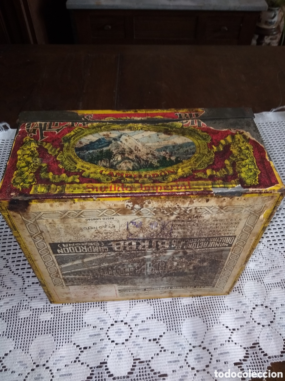 Cajas y cajitas met&aacute;licas: CAJA DE GALLETAS BIRBA . CAMPODRON - Foto 5