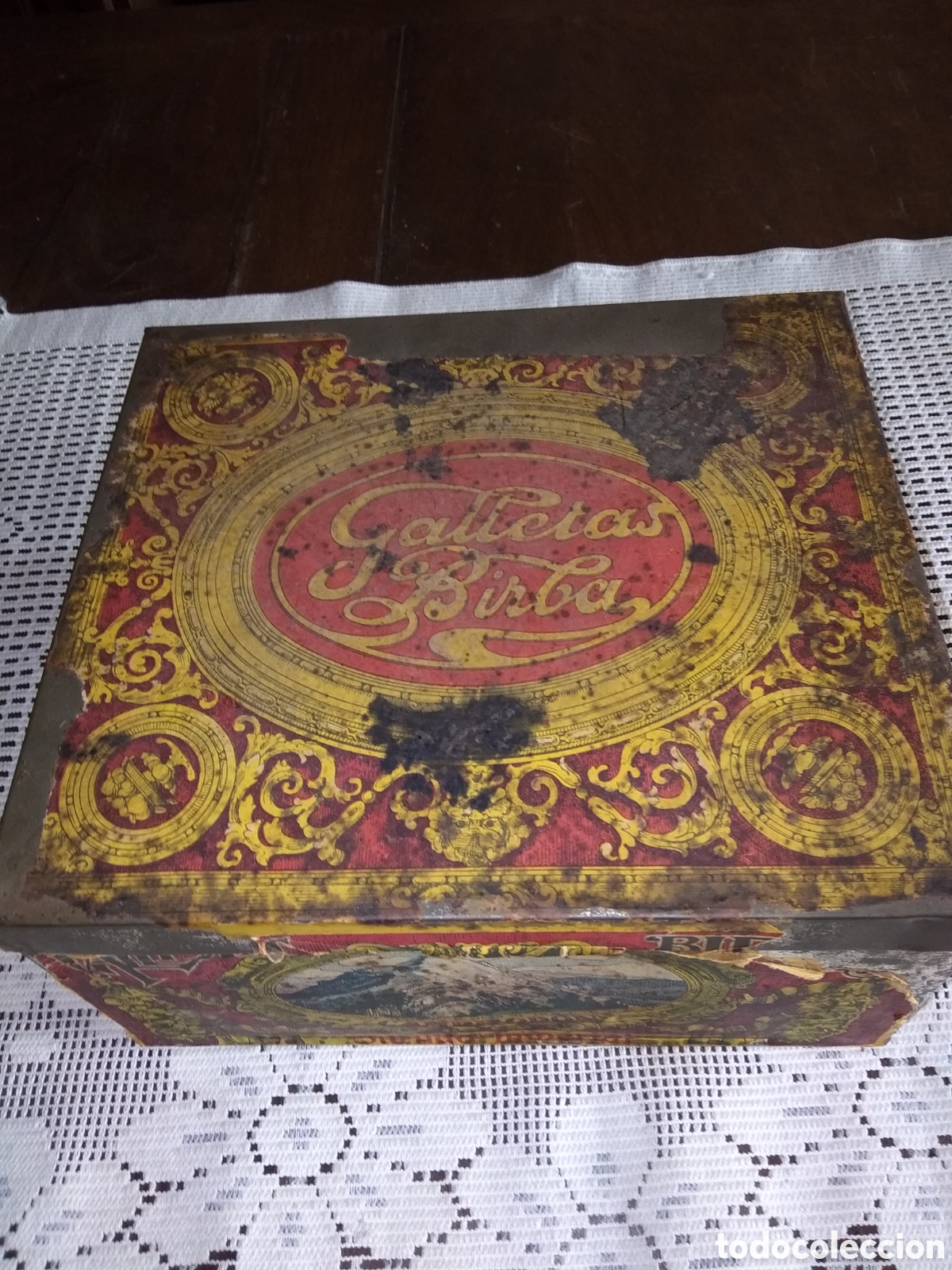 Cajas y cajitas met&aacute;licas: CAJA DE GALLETAS BIRBA . CAMPODRON - Foto 1