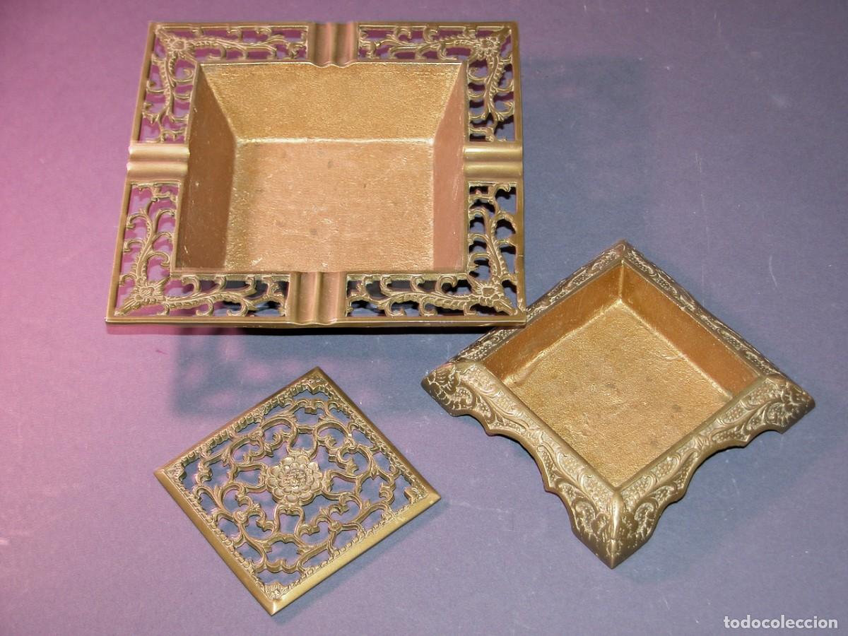 Cajas y cajitas met&aacute;licas: RECIPIENTE O CAJA DE LAT&Oacute;N DESMONTABLE. - Foto 2