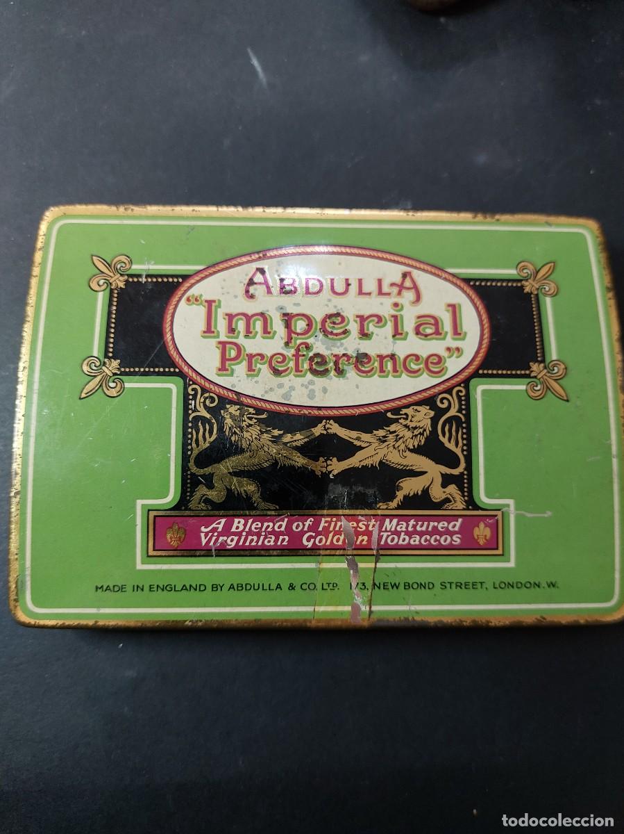 Caixas e caixinhas met&aacute;licas: Caja metalica - Abdulla imperial preference - 50 cigarretes