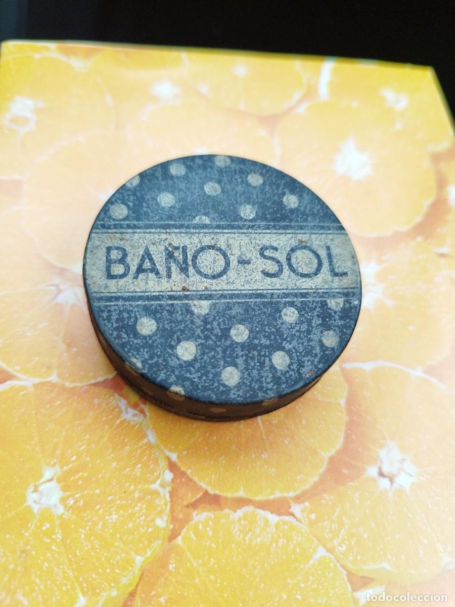 Blechdosen und Kisten: Antigua Caja - Cajita Met&aacute;lica de Crema Antisolar Ba&ntilde;o - Sol