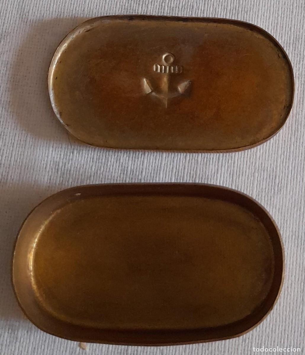 Cajas y cajitas met&aacute;licas: CAJITA PASTILLERO MET&Aacute;LICA DE LA ARMADA