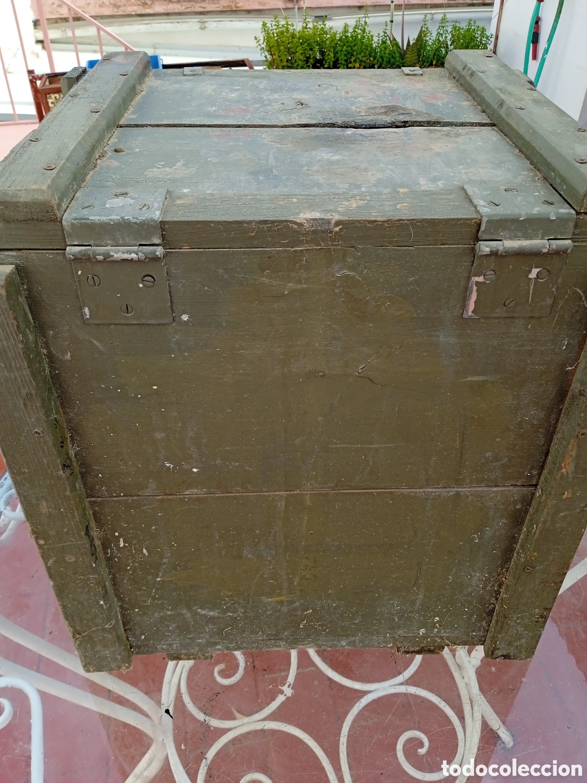 Cajas y cajitas met&aacute;licas: CAJA DE MUNICI&Oacute;N. EJ&Eacute;RCITO ESPA&Ntilde;OL. - Foto 2