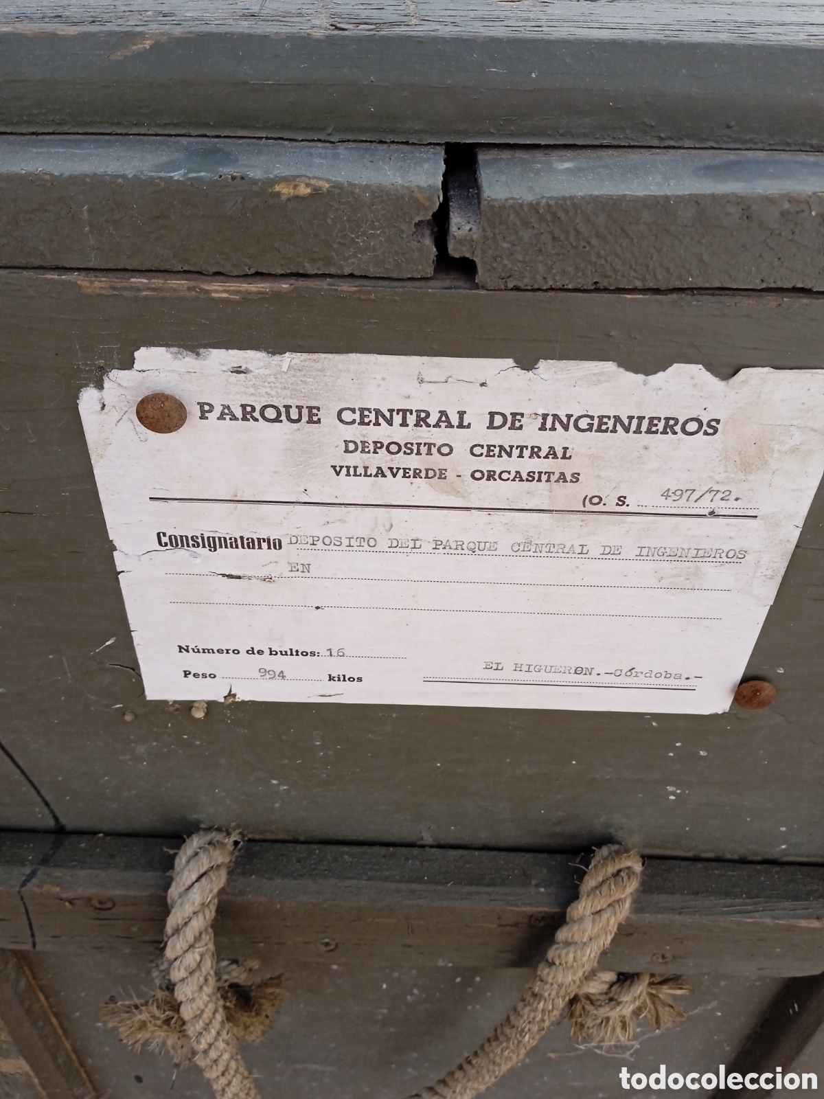 Cajas y cajitas met&aacute;licas: CAJA DE MUNICI&Oacute;N. EJ&Eacute;RCITO ESPA&Ntilde;OL. - Foto 4