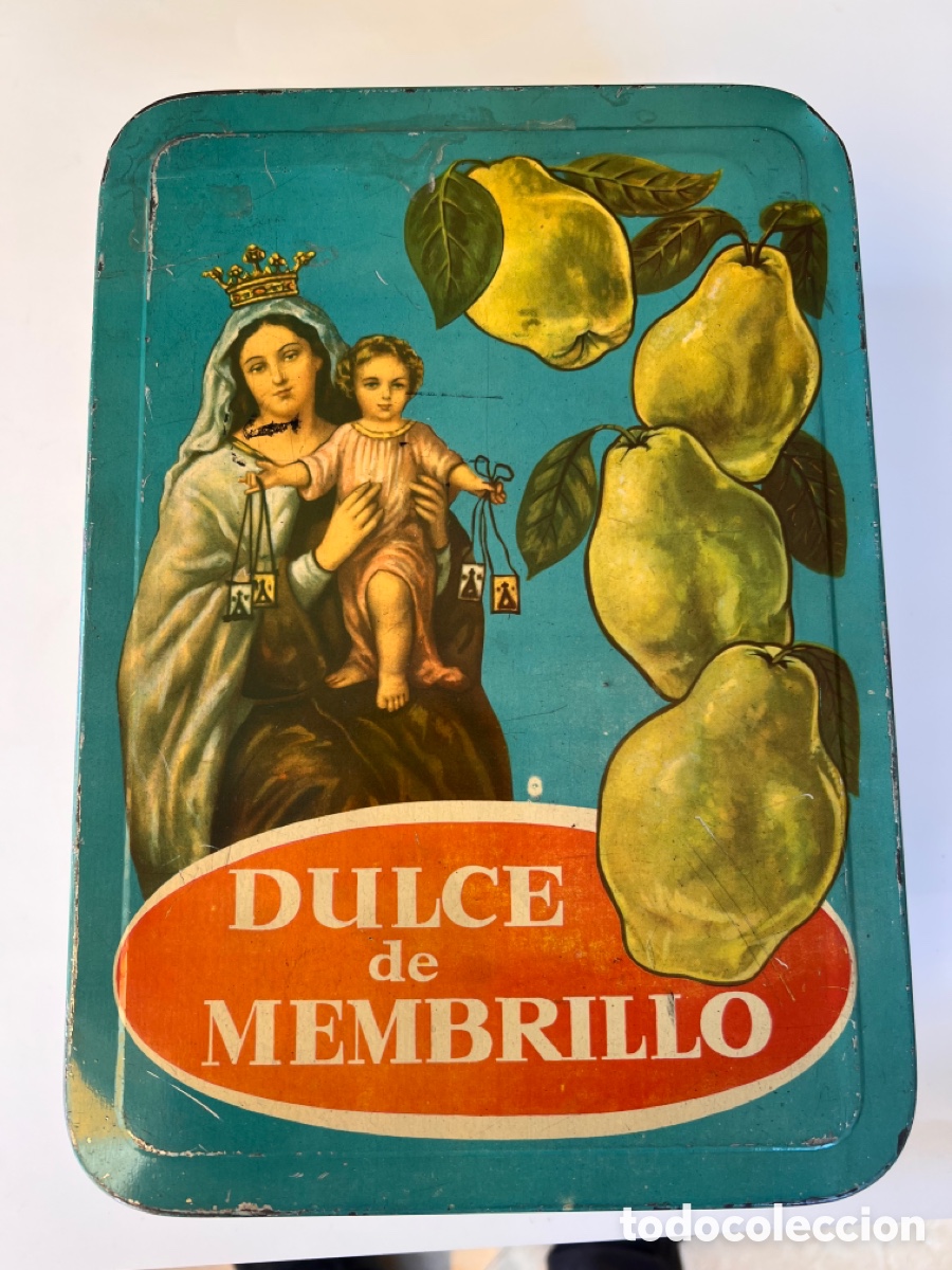 Boxes and metal boxes: Caja de dulce de membrillo Cooperativa nuestra se&ntilde;ora del Carmen Con 61 a&ntilde;os de antig&uuml;edad