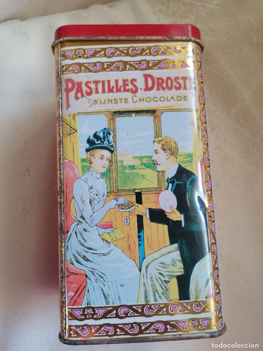 Cajas y cajitas met&aacute;licas: LATA CHOCOLATE DROSTE - Foto 3