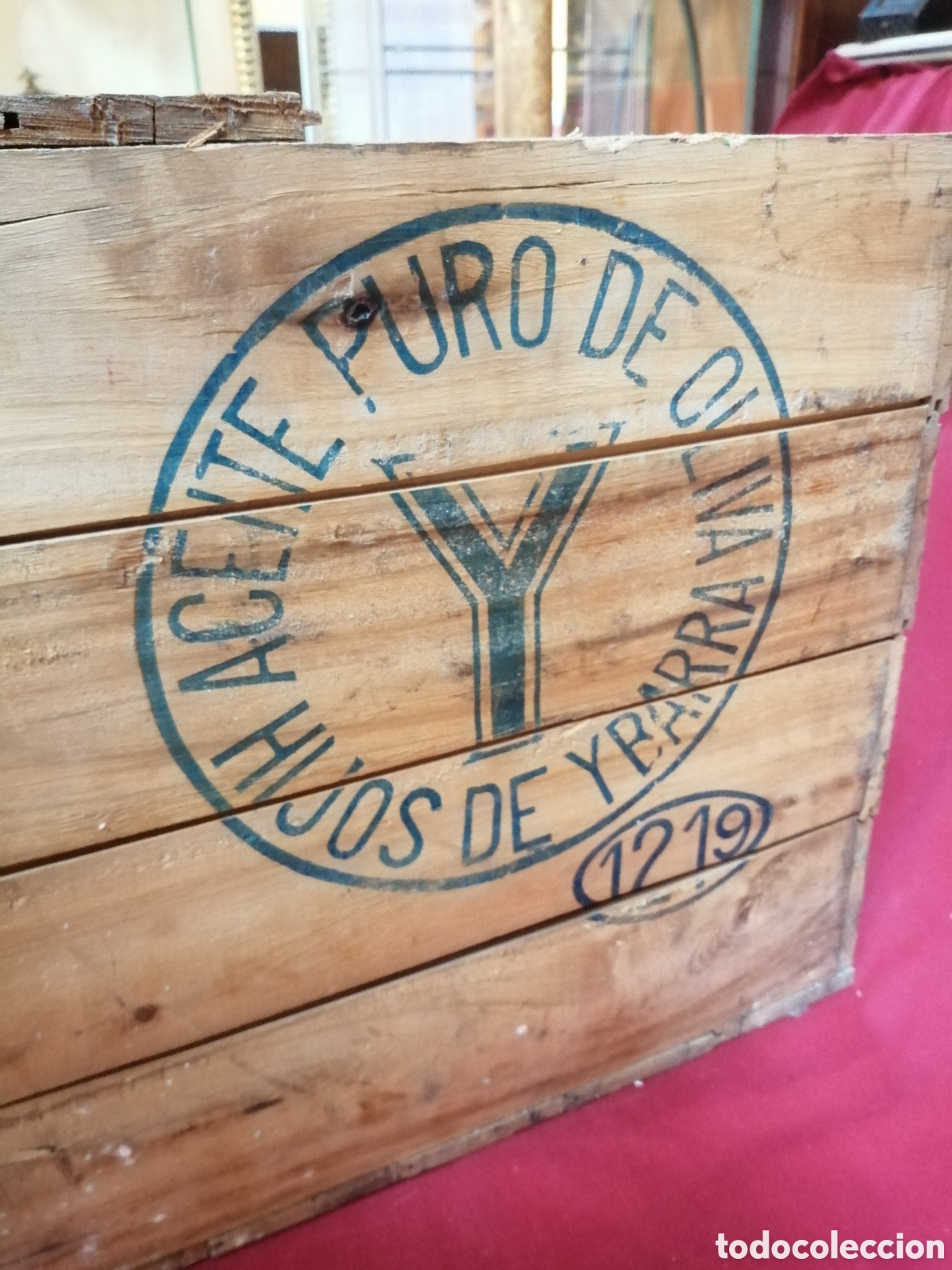 Cajas y cajitas met&aacute;licas: Caja aceite y barra, 1950 - Foto 2