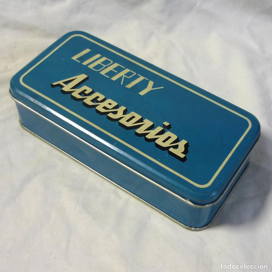 Casse e cassette metalliche: Caja de chapa vac&iacute;a de m&aacute;quina de coser Liberty accesorios