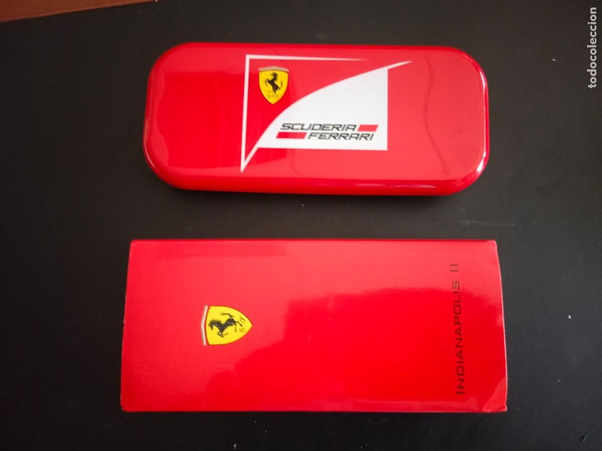 Cajas y cajitas met&aacute;licas: CAJA METALICA ESTUCHE LAPICERO - ESCUDERIA FERRARI - INDIANAPOLIS II - ARTENA - PROD. OFICIAL