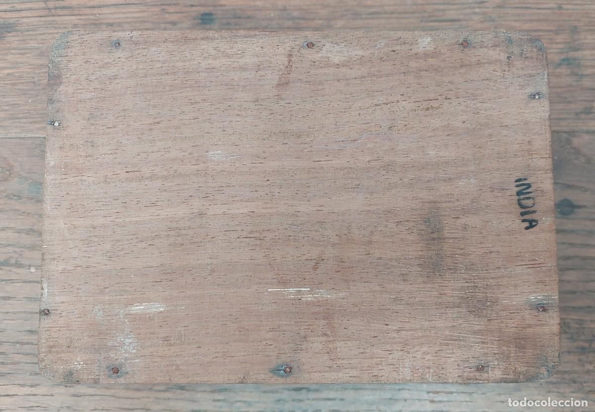 Cajas y cajitas met&aacute;licas: CAJA DE MADERA CON INCRUSTACIONES - Foto 10