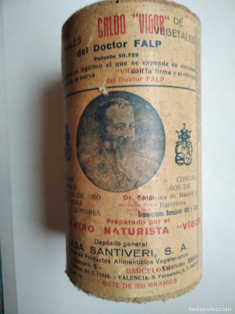 Cajas y cajitas met&aacute;licas: Antiguo Envase SIN ABRIR (500 grs.) CEREALES CALDO VIGOR DE VEGETALES de Doctor Ralp (VER DESCRIPCI&Oacute;