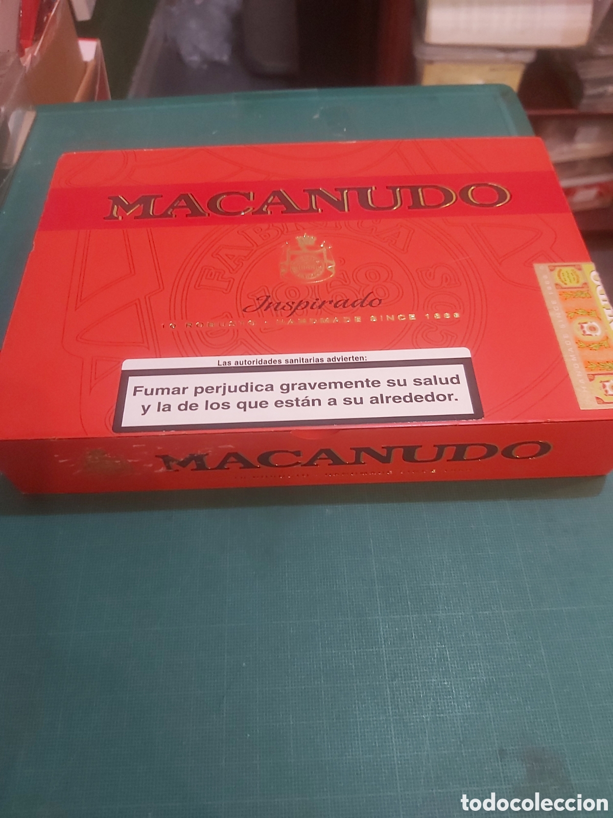 Cajas y cajitas met&aacute;licas: Caja vac&iacute;a puros habanos macanudo inspirado Ver mis lotes