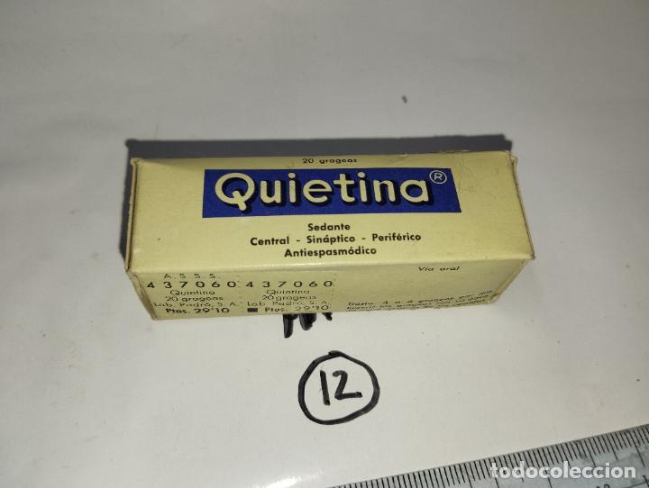 Cajas y cajitas met&aacute;licas: CAJA DE FARMACIA QUIETINA SEDANTE // MEDICAMENTO ANTIGUO