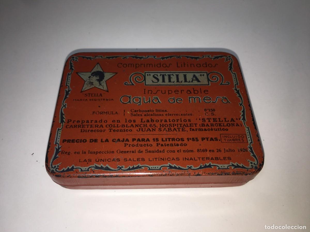 Cajas y cajitas met&aacute;licas: CAJA COMPRIMIDOS LITINADOS STELLA - Foto 1