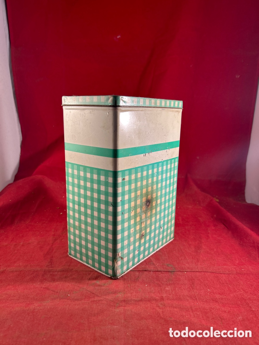 Cajas y cajitas met&aacute;licas: Caja met&aacute;lica antigua cola cao