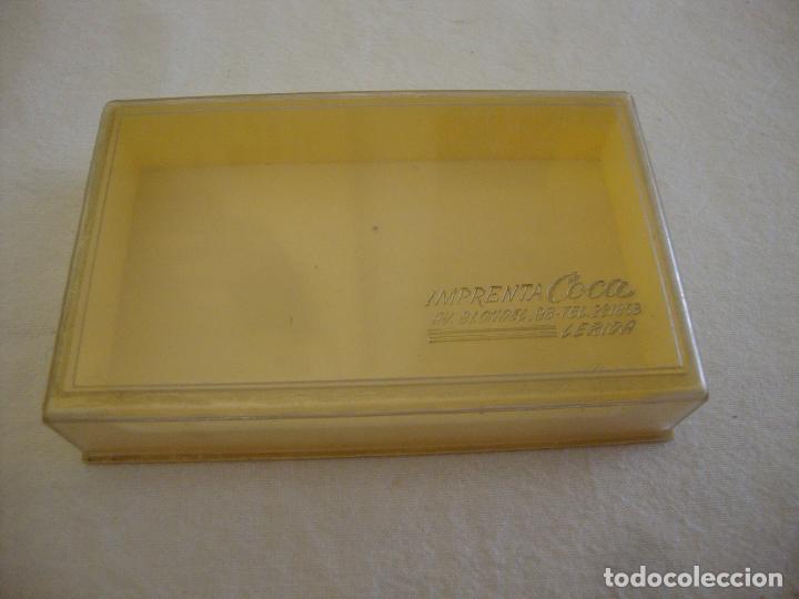 Blechdosen und Kisten: ANTIGUA CAJA TARJETAS VISITAS IMPRENTA COCA LERIDA