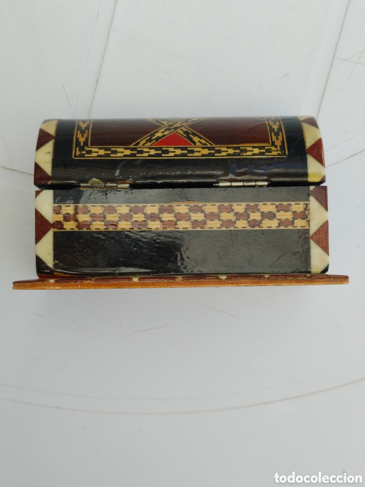 Cajas y cajitas met&aacute;licas: Caja de marqueteria. - Foto 3
