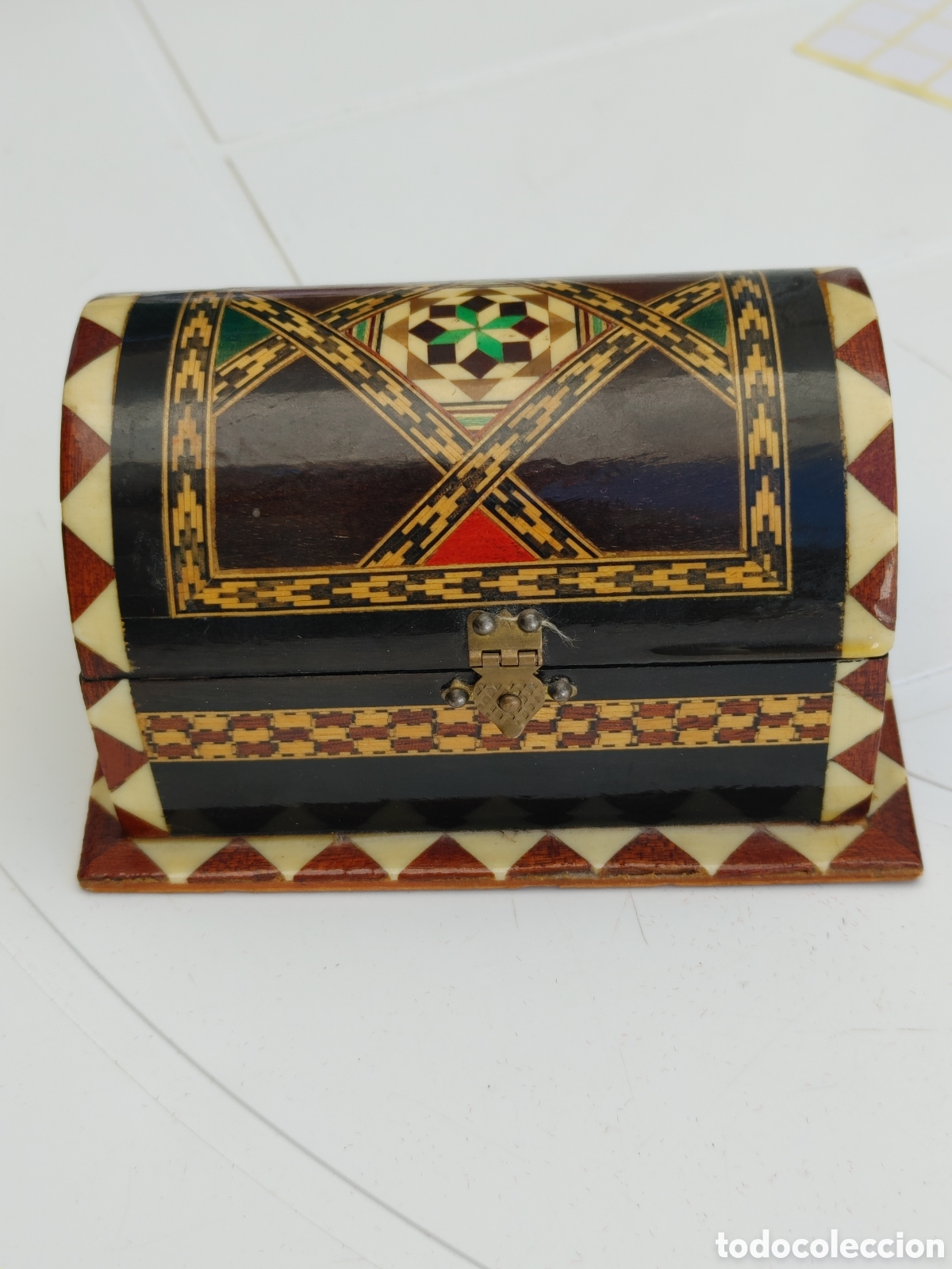 Cajas y cajitas met&aacute;licas: Caja de marqueteria. - Foto 7