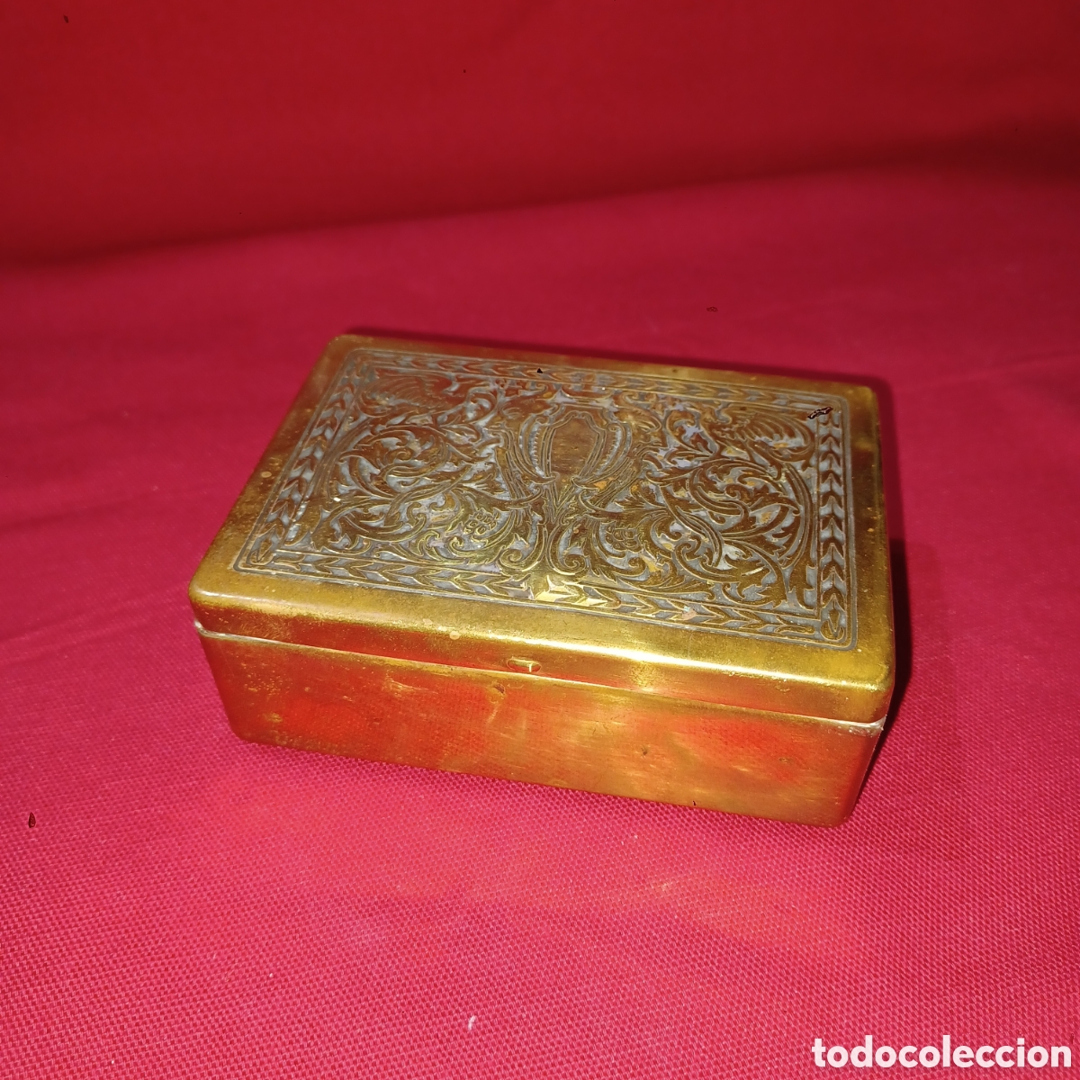 Boxes and metal boxes: Antigua caja met&aacute;lica tabaco State Express Cigarettes (m)