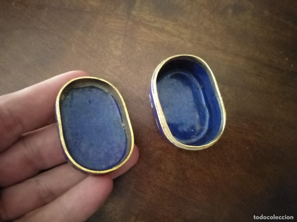 Cajas y cajitas met&aacute;licas: Caja Asi&aacute;tica m&aacute;scara. Esmaltada. - Foto 7