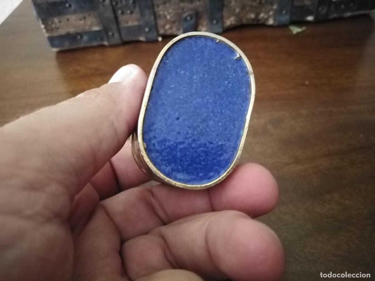 Cajas y cajitas met&aacute;licas: Caja Asi&aacute;tica m&aacute;scara. Esmaltada. - Foto 8