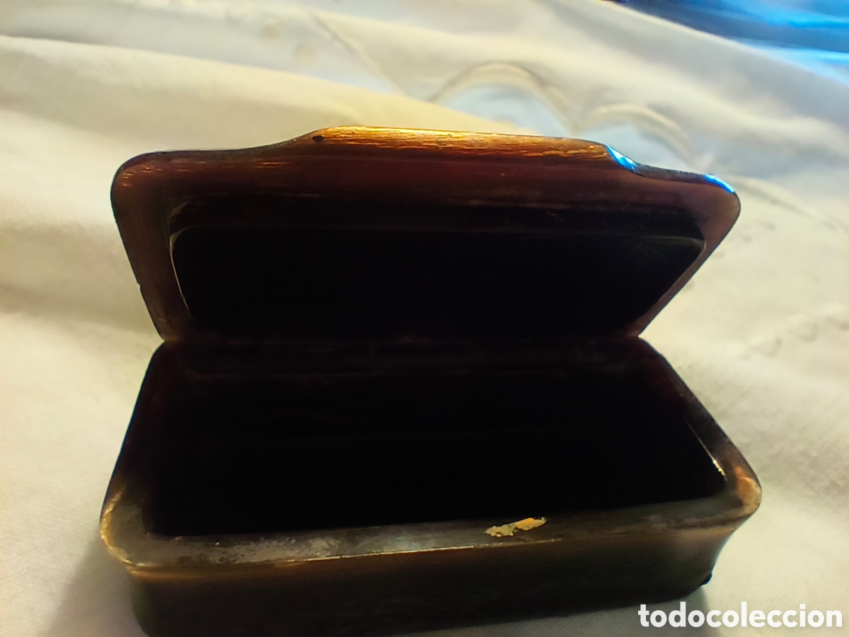 Cajas y cajitas met&aacute;licas: Caja de rap&eacute; carey - Foto 6