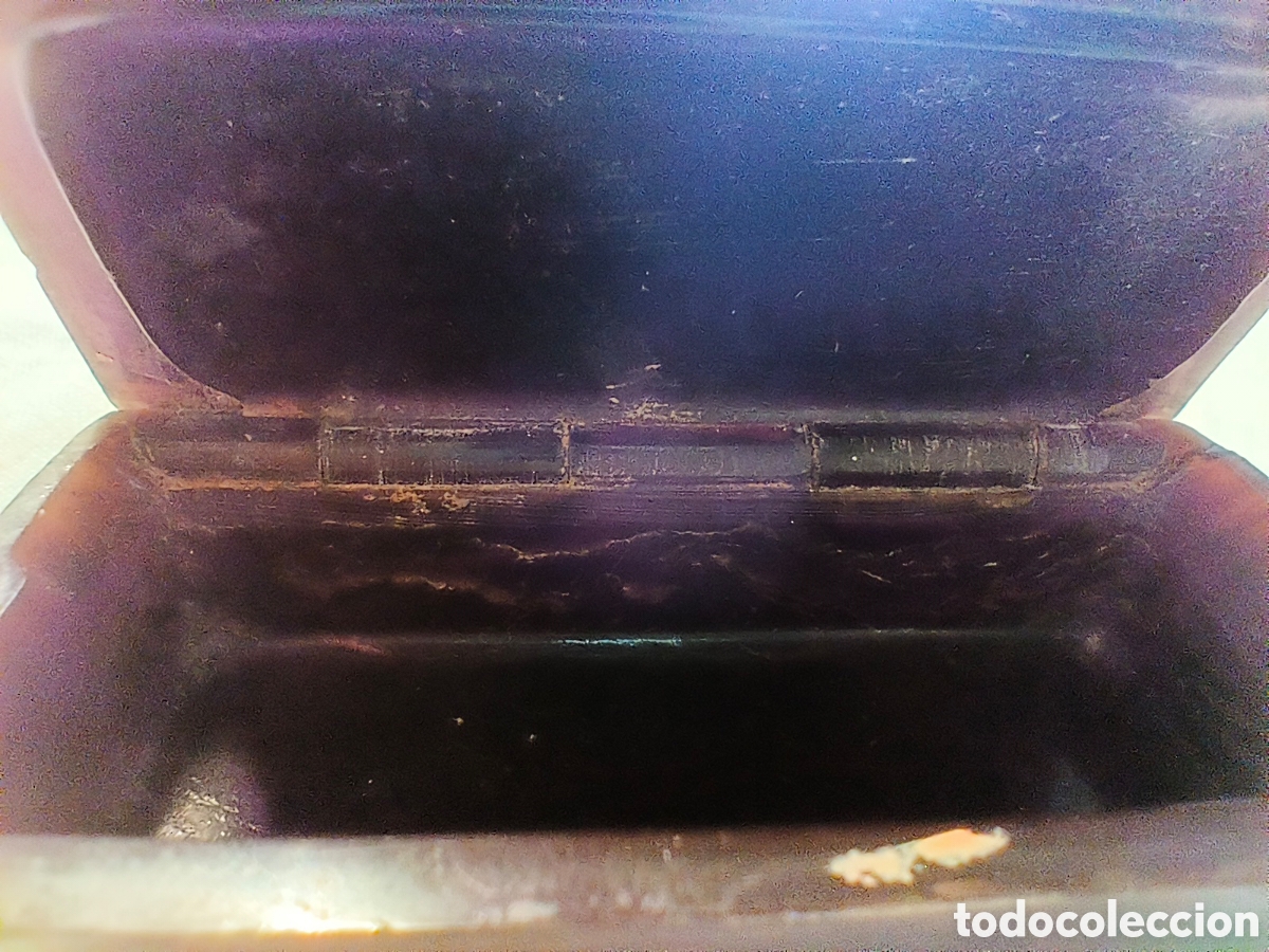 Cajas y cajitas met&aacute;licas: Caja de rap&eacute; carey - Foto 8