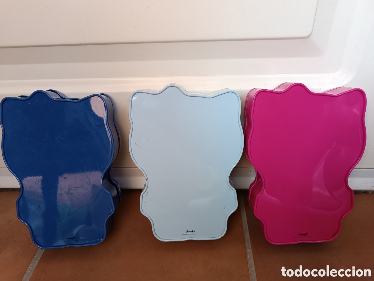 Cajas y cajitas met&aacute;licas: Lote 3 latas de Hello Kitty - Foto 5