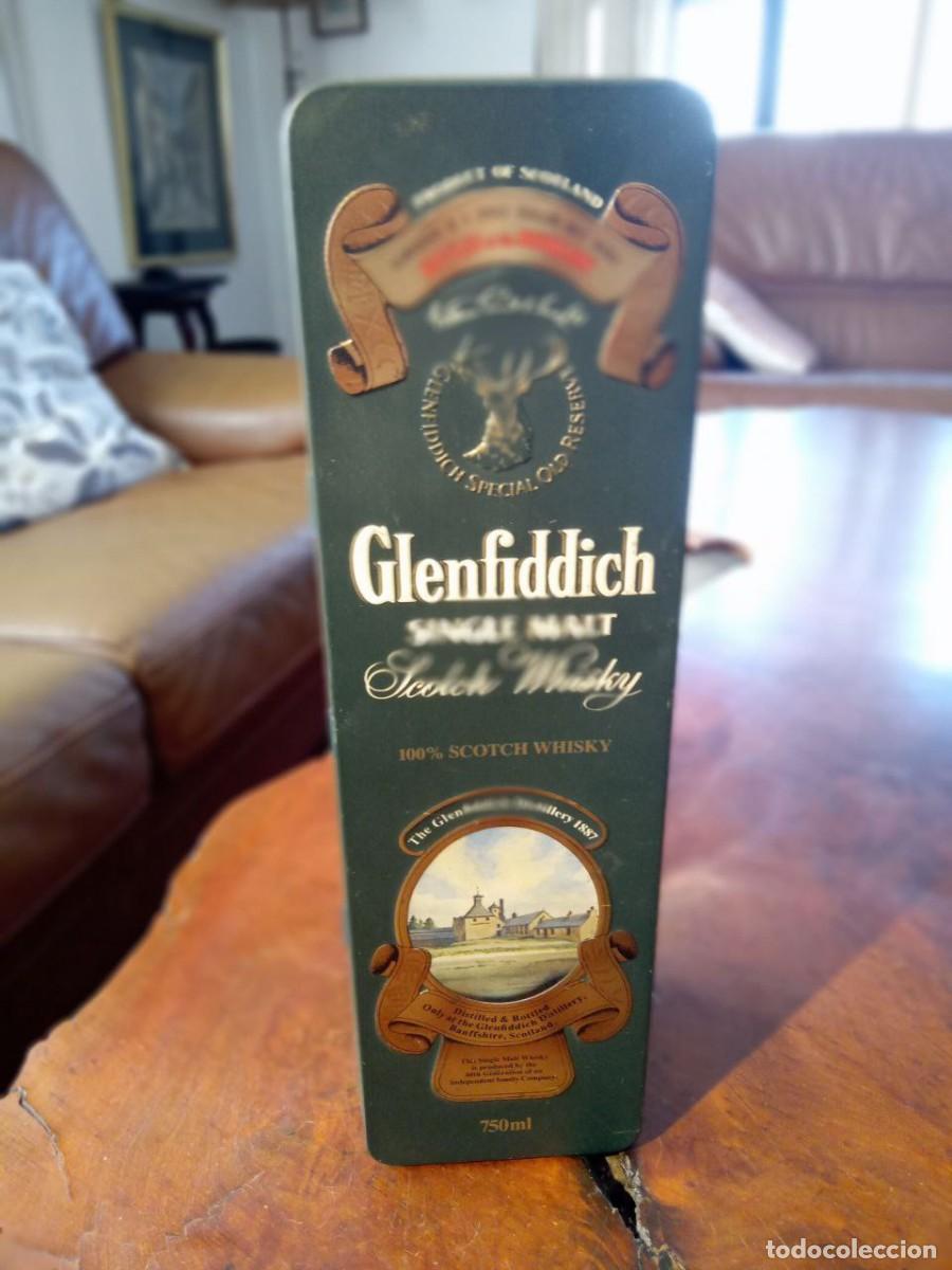 Casse e cassette metalliche: CAJA DE HOJALADA DE WHISKI GLENFIDDICH 750 ML