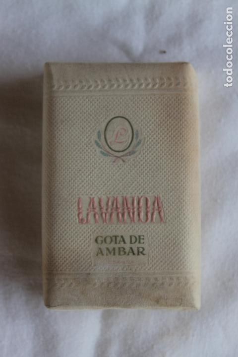 Cajas y cajitas met&aacute;licas: JABON GOTA DE AMBAR LAVANDA