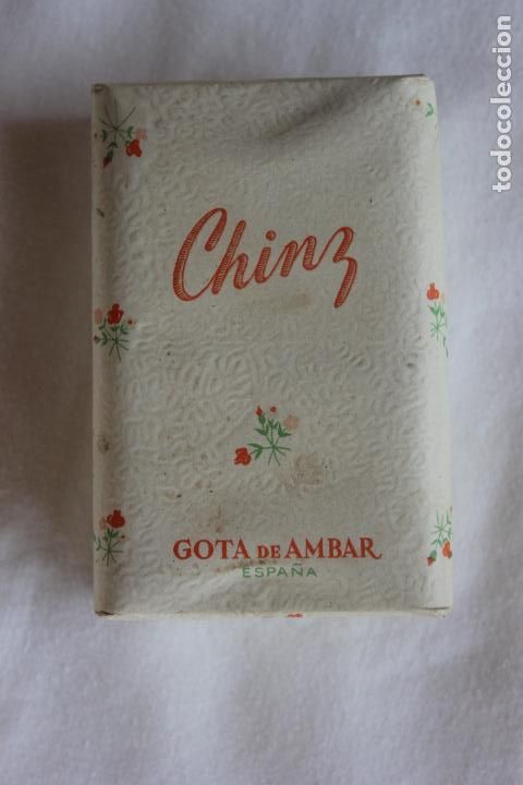 Cajas y cajitas met&aacute;licas: JABON CHINZ GOTA DE AMBAR