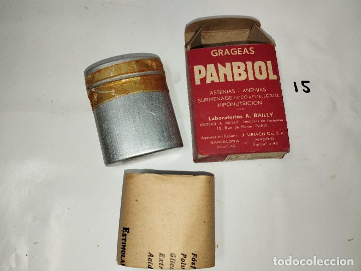 Blechdosen und Kisten: CAJA DE FARMACIA PAMBIOL LAB. URIACH// MEDICAMENTO ANTIGUO