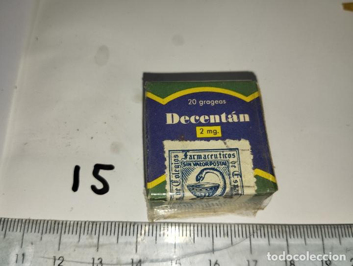 Boxes and metal boxes: CAJA DE FARMACIA DECENTAN MERCK // MEDICAMENTO ANTIGUO