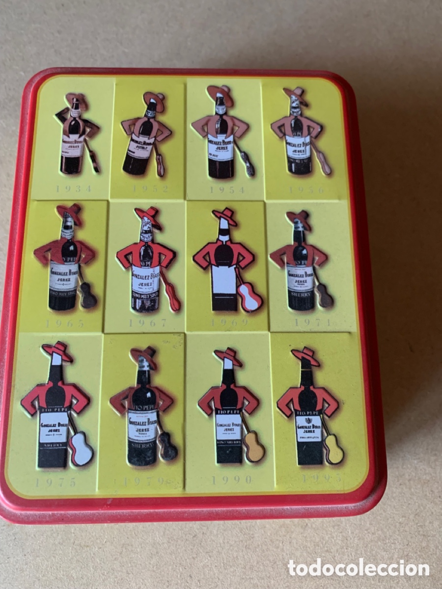 Cajas y cajitas met&aacute;licas: CAJA MET&Aacute;LICA T&Iacute;O PEPE.