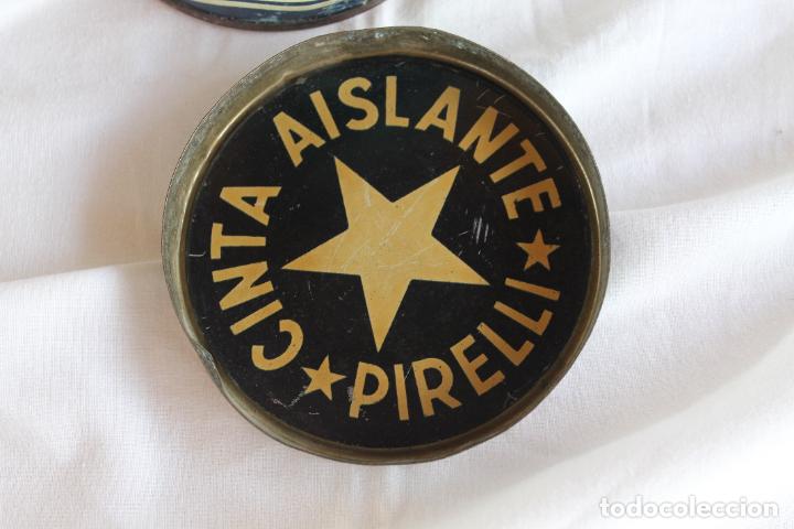 Cajas y cajitas met&aacute;licas: BOTE CINTA AISLANTE PIRELLI - Foto 7