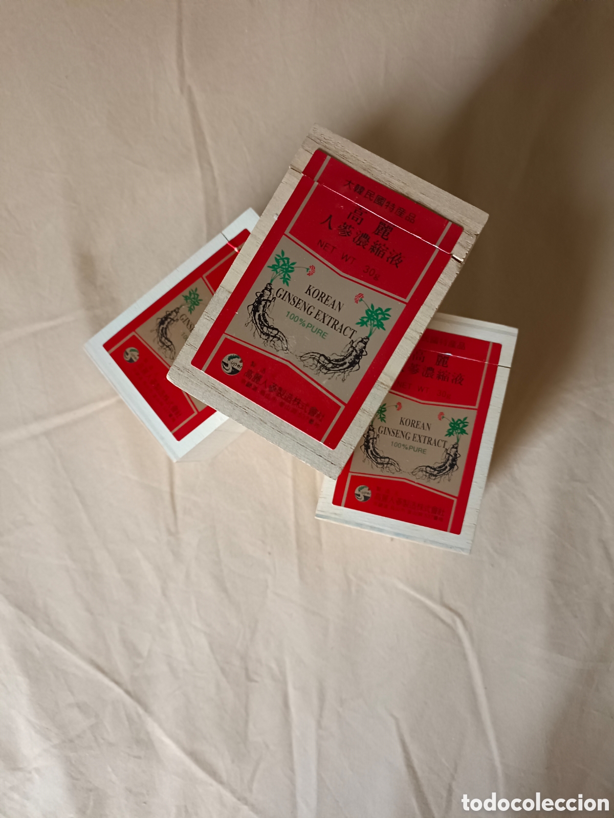 Cajas y cajitas met&aacute;licas: Cajas de madera vac&iacute;as de Ginseng - Foto 2