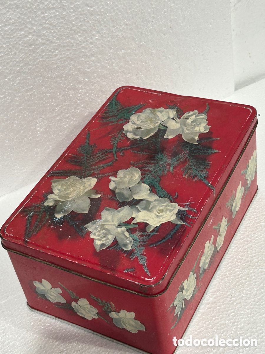 Cajas y cajitas met&aacute;licas: Antigua caja de cola cao colacao hojalata