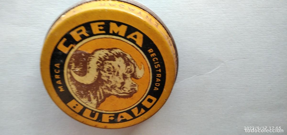 Cajas y cajitas met&aacute;licas: ANTIGUO ESTUCHE METALICO,CREMA BUFALO,SIN ABRIR.