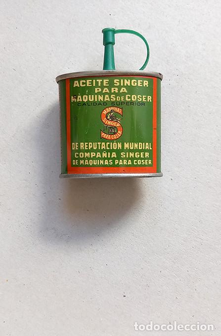 lata de aceite singer para máquinas de coser (v - Compra venta en  todocoleccion