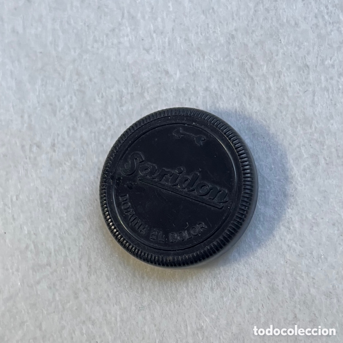Bo&icirc;tes et petites bo&icirc;tes m&eacute;talliques: ANTIGUA CAJITA DE PASTILLAS SARIDON / MEDICAMENTOS / ROCHE / FARMACIA