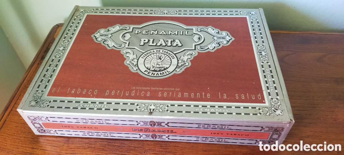 Blechdosen und Kisten: Caja vac&iacute;a de Pe&ntilde;amil Plata